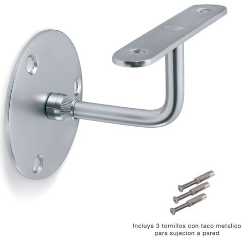 Soporte Pasamano Extensible Red.Cromo Mate Modelo Senin (1/4)