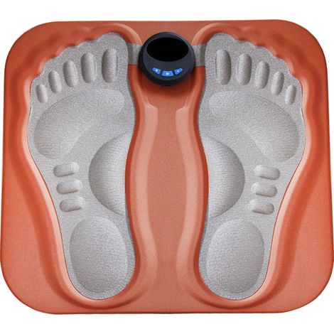 Masajeador de pies EMS inteligente con tecnología 3D, almohadilla para pies para uso doméstico, 6 velocidades, 15 niveles de intensidad, 31 x 9,8 x 1 cm (1/4)