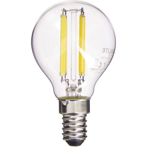 LED-Filament-Glühbirne P45 E14, 2,2 W (entspricht 40 W), 470 lm, warmweißes Licht 2700 K, Energieeffizienzklasse A – ideal für Kronleuchter und Wandlampen