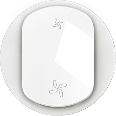 Legrand CB6001 Céliane 2-speed CMV control cover plate - White