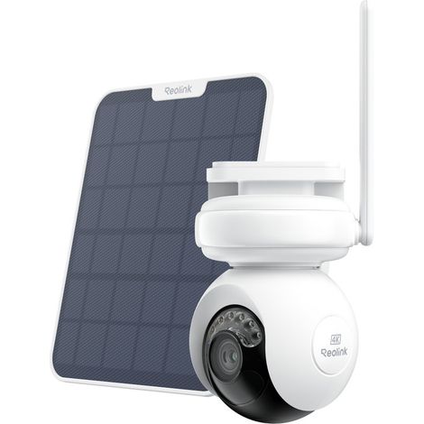 Reolink – Caméra de surveillance 4K ColorX avec panneau solaire – Vision nocturne – Panoramique 355° et inclinaison 90° – Wi-Fi 6 – Détection intelligente (1/5)