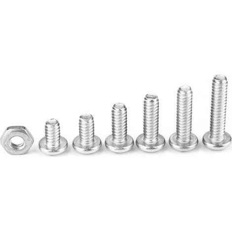 140 vis à tête cylindrique Phillips, normes britanniques et américaines n° 10-24 (1/5)