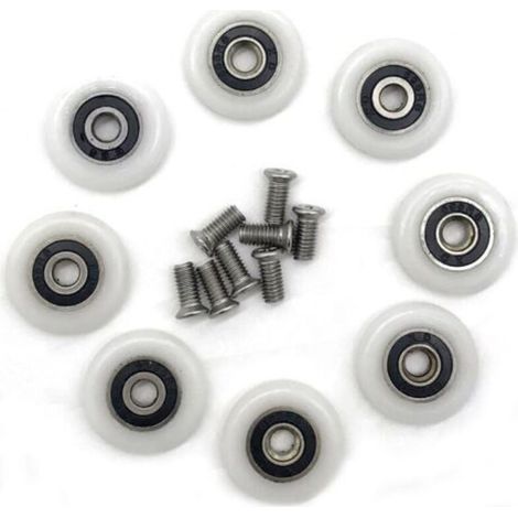8 galets de porte de douche de (23mmM5screw) (1/5)