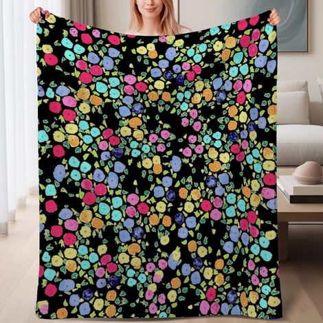 Couverture de lit en polaire, douce et chaude en microfibre toutes saisons, décoration intérieure stylée, cadeau parfait pour femmes et hommes, 6080 pouces (1/4)