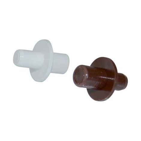 MENSOLINA REGGIPIANO A INFILARE PLASTICA - D.MM 5/6 MARRONE- 1000 pezzi