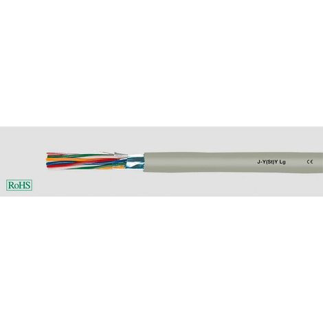 [NEUWERTIG] B-Ware Helukabel Fernmeldeleitung Telefonkabel JYSTY Kabel Grau 100m Installationskabel (1/2)