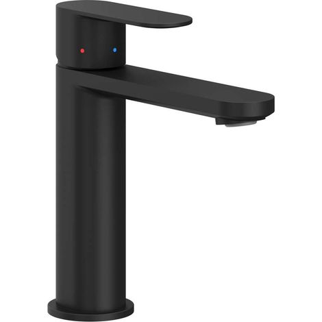 Ravak Chrome II - Grifo de lavabo, BeCool, negro X070460 (1/5)