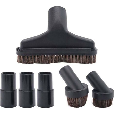 Brosse Ronde de D'Aspirateur 6 PièCes 25MM et 36MM, Plancher 5,9 Pouces Fixation 1,25 Nettoyant (1/4)