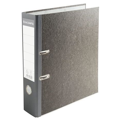 Classeur Exacompta gris dos de 80mm  - CBA (1/5)