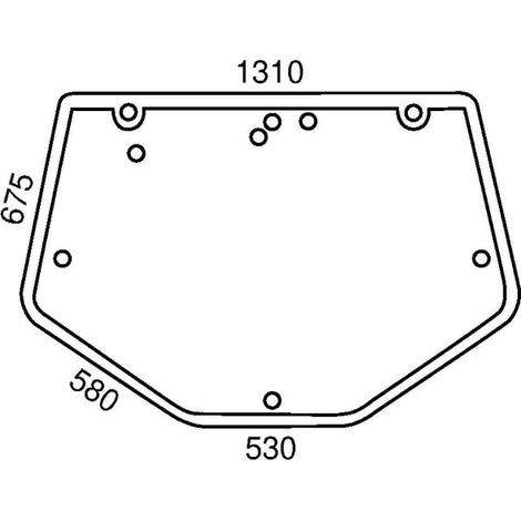 Lunette arrière UNIVERSEL D6827