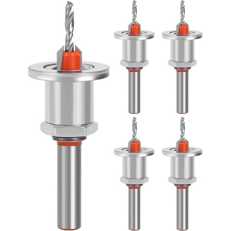 Jeu de forets de fraisage Outils de menuiserie réglables - Fraise à vis en bois - Pour meubles, appareils électroménagers, portes(8mm) (1/5)