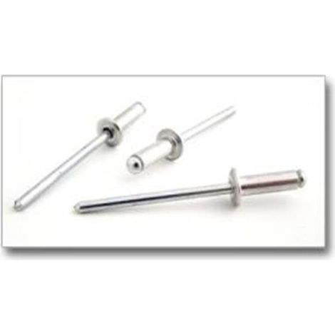 Remache Fij Estand. 4,8X10Mm Alu Alum Bralo 500 Pz (1/2)