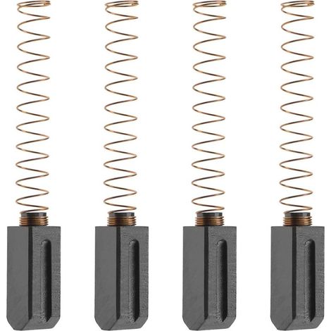 2 pares de escobillas de carbón de repuesto compatibles con los accesorios de la lanza de aire TRIAC S 1G3 CH-6060, 5x6x14 mm (1/4)