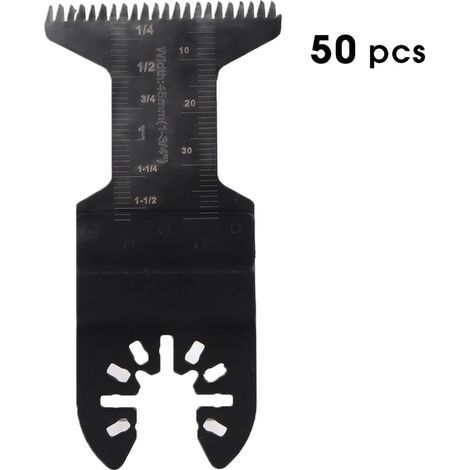 Durable oscillating blades, 50 pieces, sharp high-carbon steel saw for cutting wood and plastic (1/5)