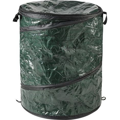 Sac à feuilles en polypropylène polyvalent, conteneur à feuilles, conteneur de stockage, 48 cm x 48 cm x 60,5 cm, (1/4)