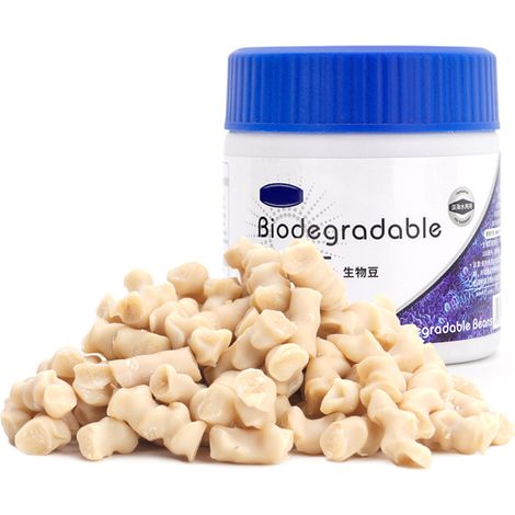 Graines biodégradables marines en forme d'os, éliminant les NO3 et PO4, filtre pour aquarium. (1/5)