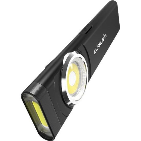 Lampada da lavoro COB ricaricabile tramite USB C, mini torcia EDC piatta da 600 lumen con base magnetica e clip a fibbia, adatta per manutenzione, campeggio, escursionismo, emergenza [Classe energetic