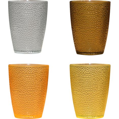 Gobelet - Incassable - Empilable - Pour Jus Boissons Cocktails - Lot De 4 (1/5)