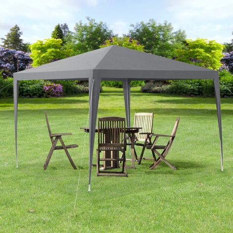 Pavillon de Jardin Wedau Gris Foncé 300 x 300 x 255 cm [casa.pro] 59075492 (1/5)