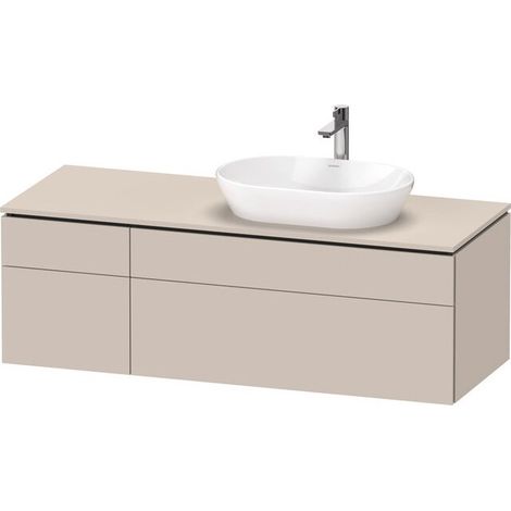 DURAVIT LC4875083830000 L-Cube KWTU wh 1420x550x482mm, taupe
