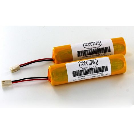 2 Batteries 2.4V 4.5Ah NiMh pour Lasers CXR880, UL521, UL522, LS521, LS522