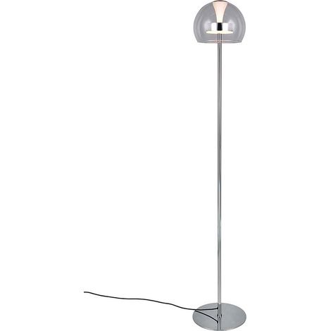 Stehlampe LED Standleuchte Bürolampe Metall Memoryfunktion Fußschalter H 130 cm