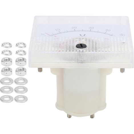 85C1 DC 050V Zeiger-Gleichstromvoltmeter, Gleichstrom-Einbaumessgerät, Messinstrument für den Einbau