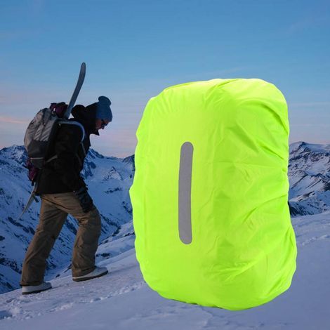 Housse de sac à dos imperméable et réfléchissante pour vélo, randonnée et voyage (1/5)
