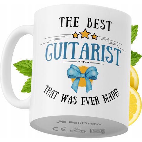 Lustige Kaffee- oder Teetasse für Gitarristen mit witzigem Textdesign – ideal für Geburtstage, Namenstage, Feiertage und besondere Anlässe. Hochwertige Tasse für Zuhause, Büro und Arbeit. Farbe: Weiß,