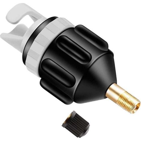 Adaptateur SUP pour compresseur, accessoires de pompe pour stand-up paddle, valve de pompe à air pour pagaie de bateau gonflable, adaptateur de valve de moteur pour planches de stand-up paddle de kaya (1/4)