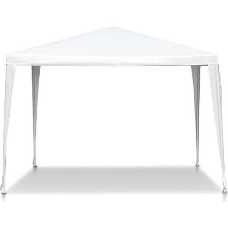 Gazebo tenda in acciaio 3x3m telo IMPERMEABILE giardino campeggio fiera terrazzo (1/4)