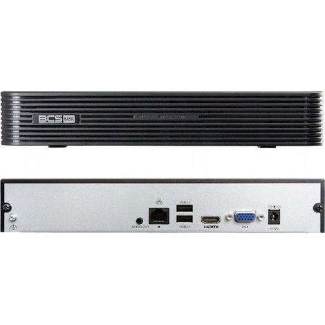 Grabador de vídeo IP BCS BCS-B-NVR1001(2.0) 10 canales 8Mpx (1/3)