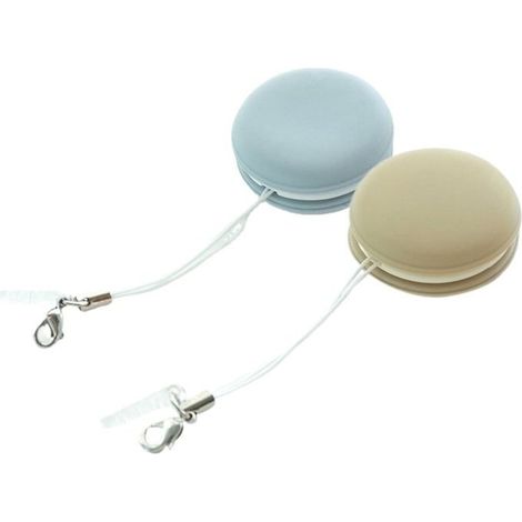 Lot de 2 chiffons de nettoyage pour lunettes en forme de macaron (1/5)