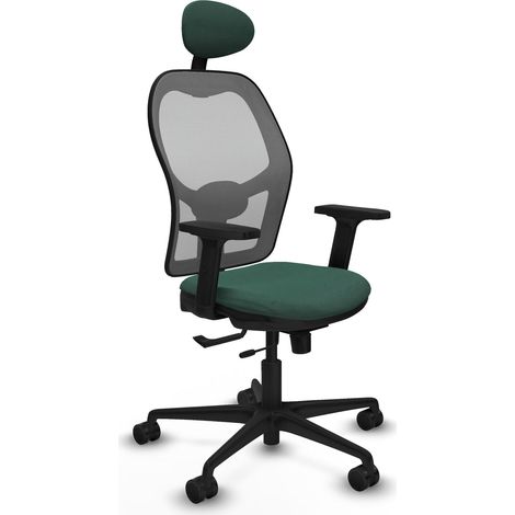 Silla de oficina piqueras y crespo Jorquera negro cómoda ergonómica (1/2)