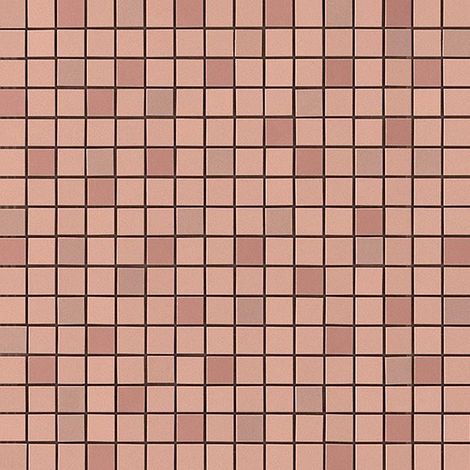 Mosaïque effet Enduit Rose Argile 1,7x1,7 cm Quadra 30,5x30,5x0,85 cm Mat Calviro - Mur intérieur (vendu par carton de 0,558 m²) - RO'MA CARRELAGE