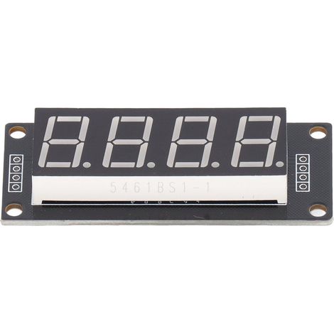 Module d'affichage numérique à segments LED 4 bits 7 segments, module d'horloge PCB 0,56 pouce MRA172A rouge (4 pièces) (1/5)