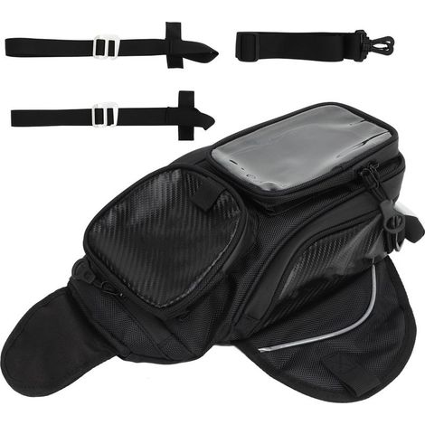 Sacoche de réservoir moto, sacoche de selle anti-poussière, sac de réservoir stable et étui (1/5)