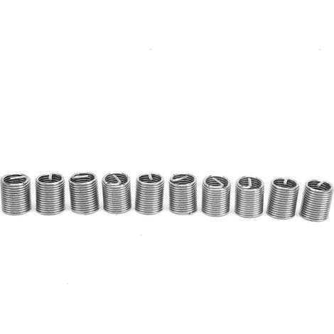 10 inserts filetés, outil de réparation d'écrous réducteurs, acier inoxydable, M16x22D