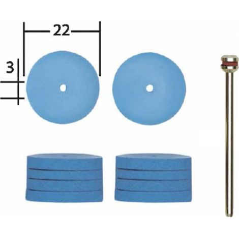Polissoirs élastiques en silicone - Disque - Proxxon