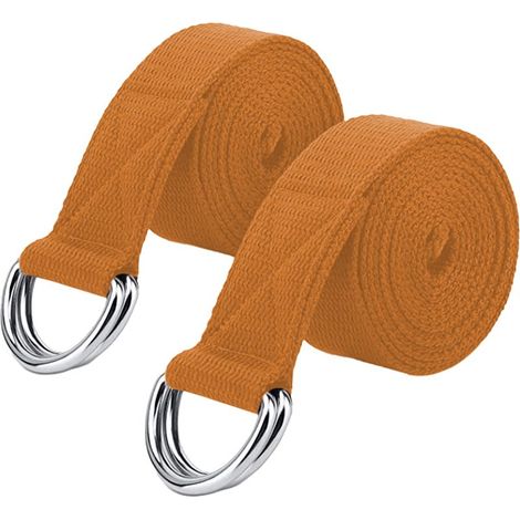 Stretchband – Weiche und strapazierfähige Baumwolle – Ringschnalle zur schnellen Anpassung – Für Yoga und Dehnübungen – 1 Stück (1/5)