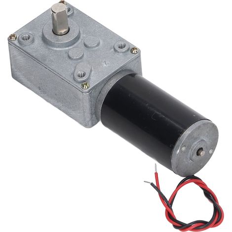 Moteur électrique à réduction 24V CC 15 tr/min, arbre simple, pour appareils ménagers (1/5)