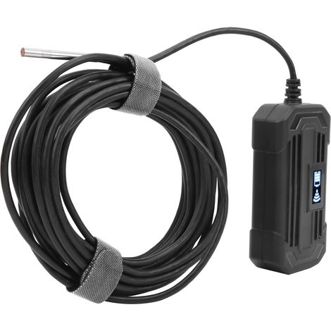 Endoscope industriel F240 3,9 mm 1080P WIFI avec 6 lumières LED, pour le drainage et l'entretien des canalisations, 5 mètres/16,4 pieds. (1/5)