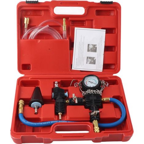 pour pompe a vide liquide refroidissement pour pressure radiator fill Radiateur de Voiture Système de Liquide de Refroidissement Sous Vide Purge & Kit de Recharge pour Liquide de Refroidissem