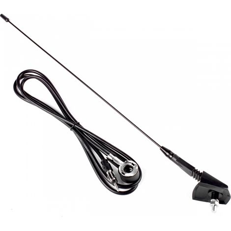 Antenne de voiture 41 cm adaptateur 5mm ANT01 amio-01048 (1/4)