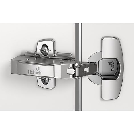 Charnière sensys porte fine 8676 sans ressort pour push to open - Coudure : 0 mm - Montage : En applique - HETTICH (1/5)
