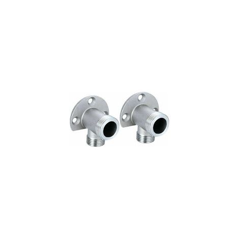 Kit Installation Raccord Tuyau Robinet Exposé Système Douche Extérieure Mitigeur Thermostatique Conversion Encastré Surface Acier Inoxydable 1 Pièce (1/5)