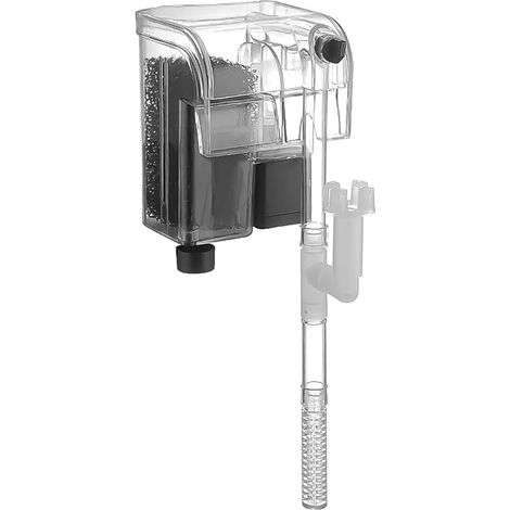 Filtre cascade pour aquarium Filtre externe Suspension Oxygénation Pompe avec membrane de retrait d'huile Débit 250L/h (1/5)