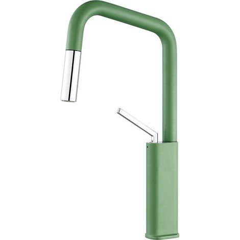 Ausziehbare Küchenarmatur mit Warm- und Kaltwasserfunktion für Spüle, Waschbecken und Geschirrspüler - Alovez