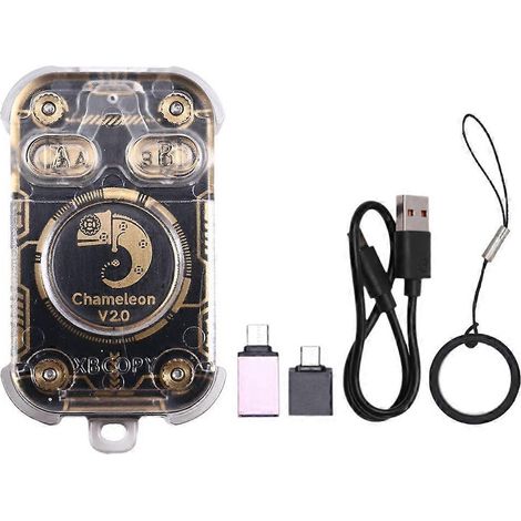 Émulateur de lecteur de puces RFID Chameleon V2.0, redémarrage de l'émulateur de carte à puce, décodage de carte 125K 13,56 MHz, duplicateur NFC V2.0 (1/5)