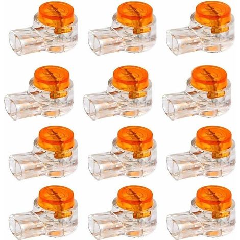 Connecteurs de câble K1 200pcs – Étanchéité gel pour câbles 0.4-1.52mm – Borne à 2 fils pour câbles téléphoniques et d'alarme (1/5)